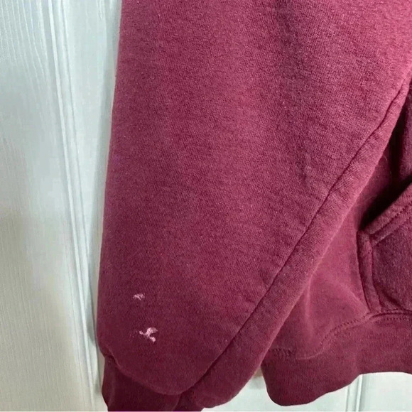 Gildan Hockey Mom Hoodie Burgundy Size Medium - Picture 3 of 16